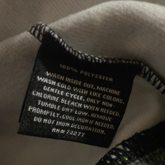 Fila Running Quarter Zip Jacket Green/Gray Abstract Geometric Small Fila Sport - Picture 10 of 11